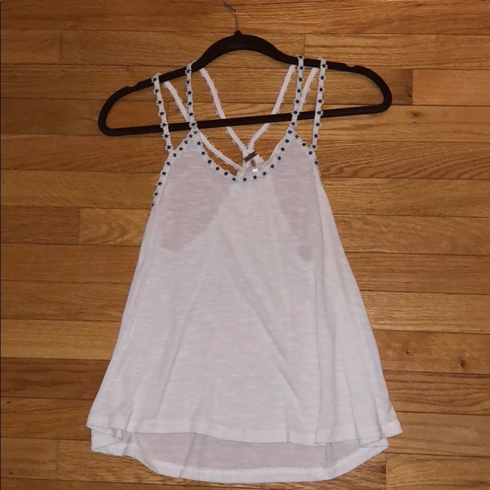 Tank top, floral straps